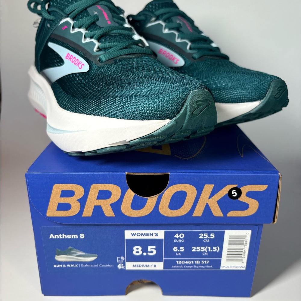 Brand New In The Box 🔥🔥🔥Brooks Anthem 8 Women's Size 8.5 - Picture 10 of 11